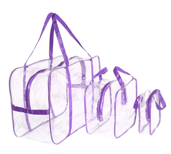 Комплект сумок в роддом 3 в 1 цвет: лаванда 3