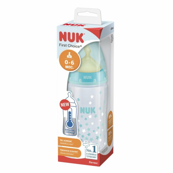 Бутылочка NUK с индикатором температуры 300мл. 5