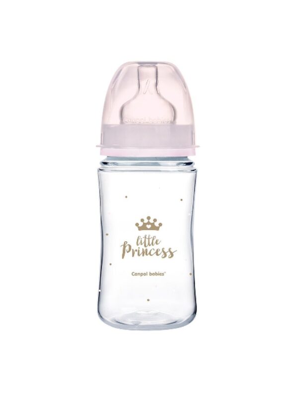 Бутылочка Canpol Babies Easy Start Royal Baby 240 мл розовая 1