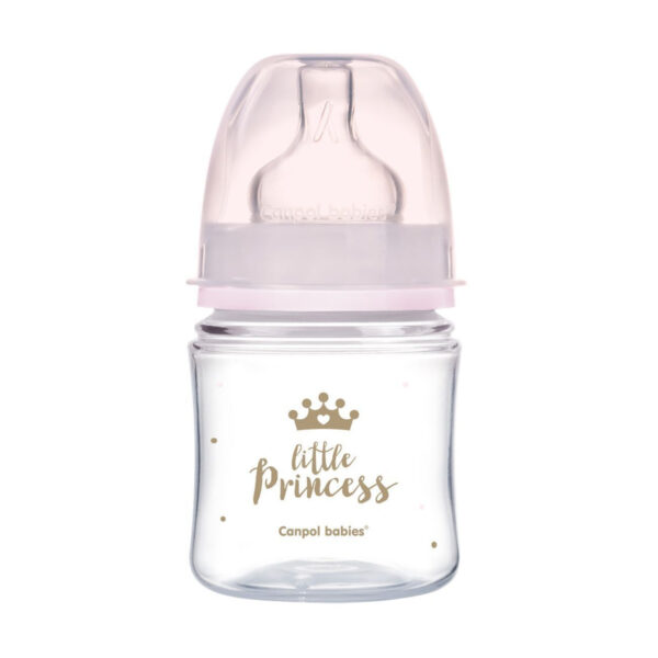 Бутылочка Canpol Babies Royal Baby 0+ розовая 120 мл 1