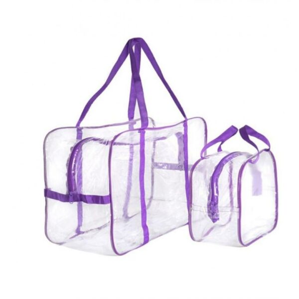Комплект сумок в роддом 2 в 1 цвет : фиолетовый 1