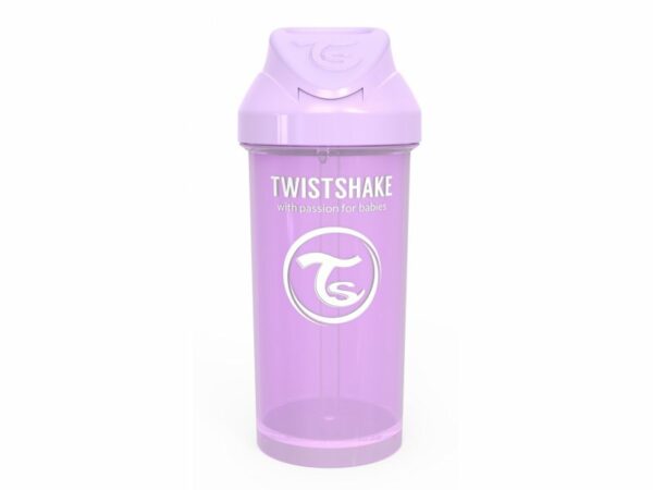 Поильник с трубочкой Twistshake (Straw Cup) 360 мл. Пастельный фиолетовый 6+м 1
