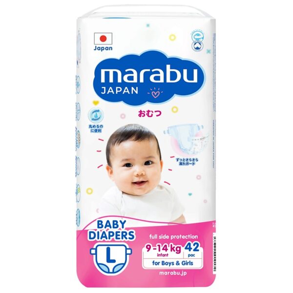 Подгузники Marabu Easy Go L 9-14 кг 42 шт 1