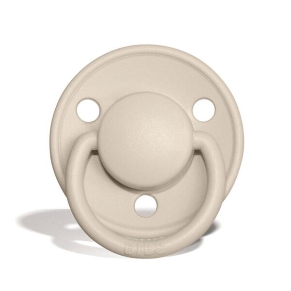 Соска пустышка BIBS De Lux Silicone Colour – Vanilla (0-36мес)