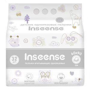 Пеленки детские одноразовые INSEENSE 60х90 32 шт