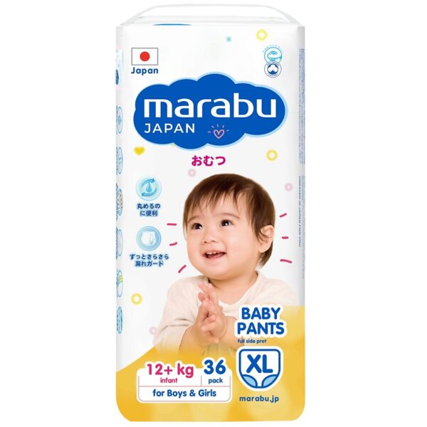 Подгузники-трусики MARABU Easy Go, размер XL (12+ кг), 36 шт 1