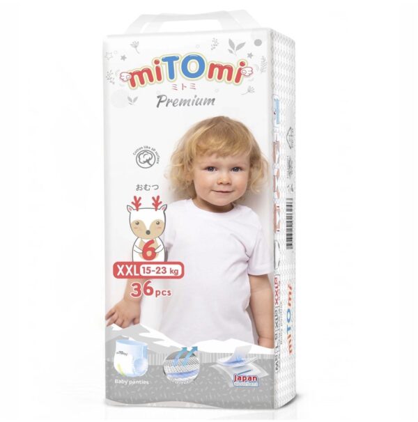 Подгузники-трусики miTOmi Premium XXL 15-23 кг 36 шт.