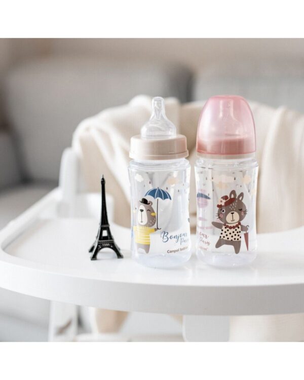 Бутылочка Canpol Babies Easy Start Bonjour Paris 240 мл 3+ 2