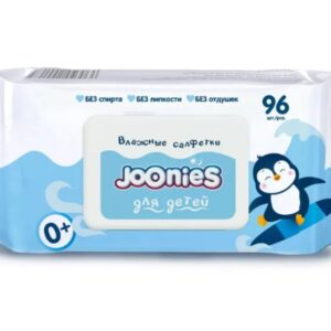 Joonies салфетки влажные с витамином Е 96шт.