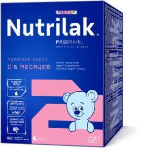Смесь молочная Nutrilak Premium 2 с 6 мес 600г