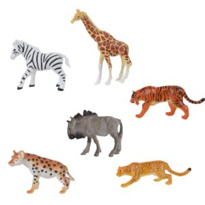 Набор животных "Дикие животные", 6 шт. в пакете