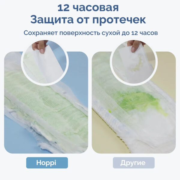 Подгузники детские Hoppi AirDream, Размер S, 4-8кг, 56шт — изображение 4