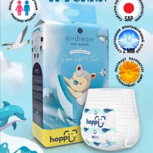 Подгузники трусики детские Hoppi AirDream, Размер M, 6-11кг, 44шт