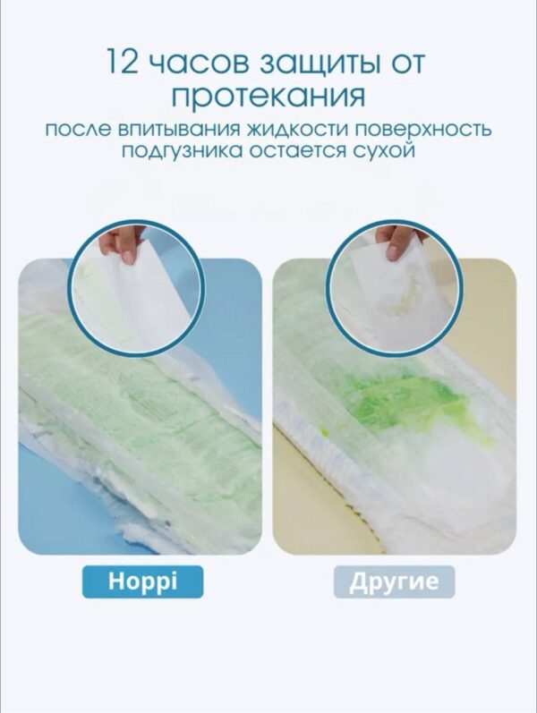Подгузники трусики детские Hoppi AirDream, Размер L, 9-14кг, 38шт — изображение 4