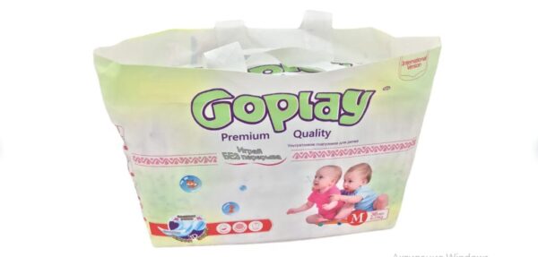 Подгузники GOPLAY Premium Quality M (5-11кг) 36 шт