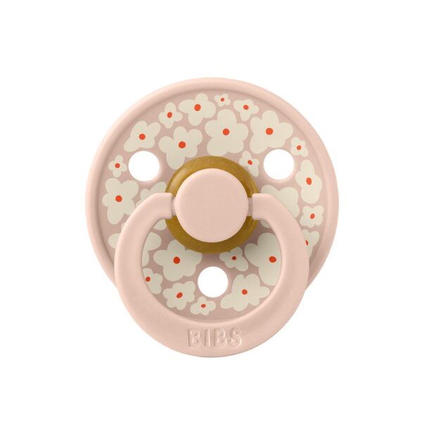 Пустышка латексная BIBS Studio Colour - Jasmine Field - Blush, 0+ мес.