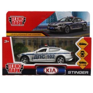 Машина металл KIA STINGER ПОЛИЦИЯ 12см