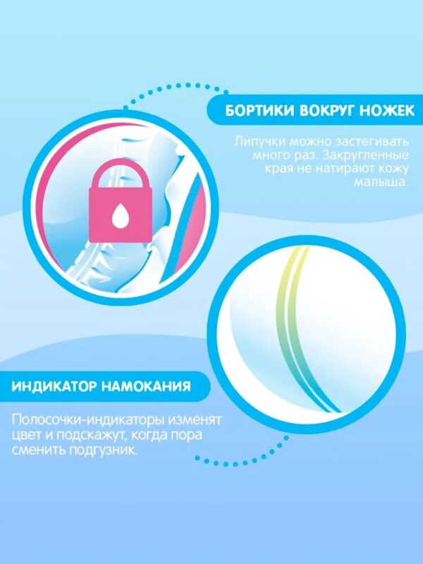 JOONIES Premium Soft Подгузники-трусики, размер L (9-14 кг), MEGA PACK 56 шт. — изображение 5