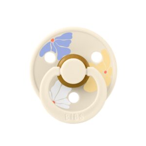 Пустышка латексная BIBS Studio Colour - Morning Bloom- Ivory, 0+ мес.