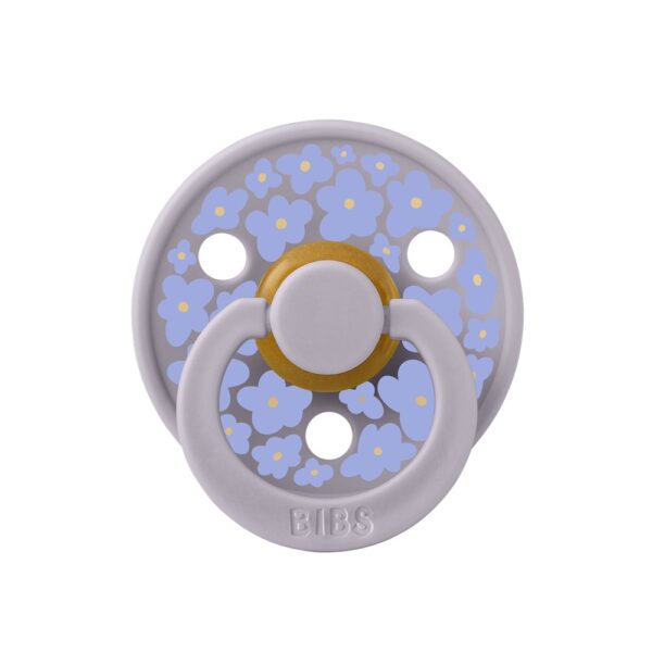Пустышка латексная BIBS Studio Colour - Jasmine Field - Fossil Gray, 0+ мес. 1