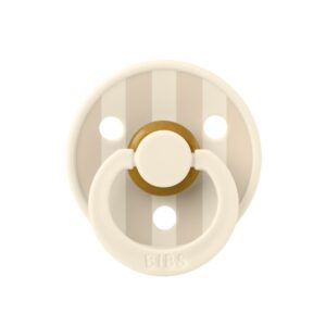 Пустышка латексная BIBS Studio Colour - Block - Ivory Vanilla, 0+ мес.