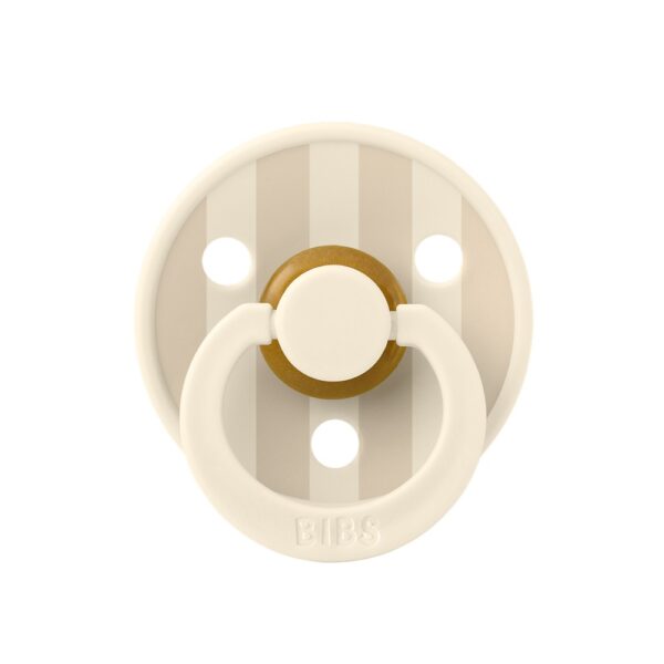 Пустышка латексная BIBS Studio Colour - Block - Ivory Vanilla, 0+ мес.