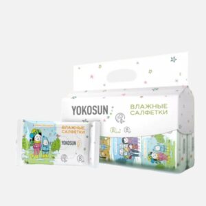 Универсальные детские влажные салфетки YokoSun, ( 8шт)