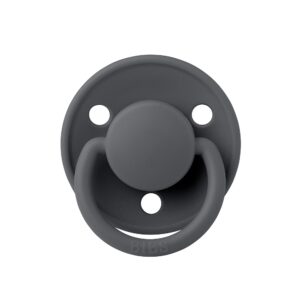 Соска пустышка BIBS De Lux Silicone  – Iron 0+ мес.