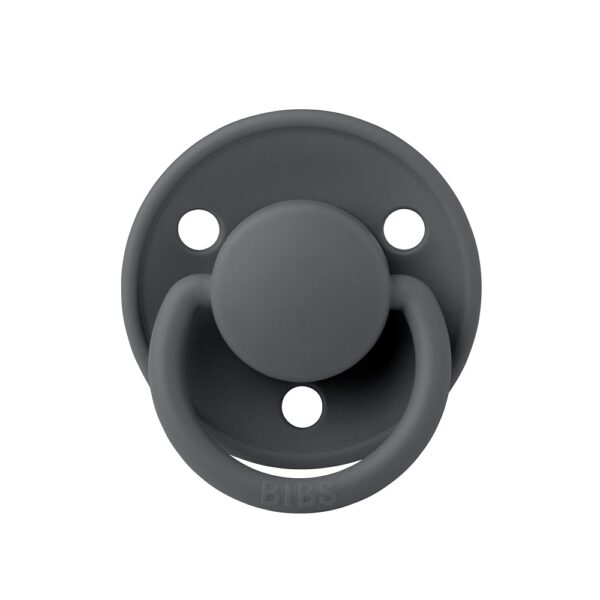 Соска пустышка BIBS De Lux Silicone  – Iron 0+ мес.