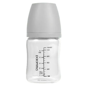 Стеклянная бутылочка Paomma, 160 мл, Light Grey