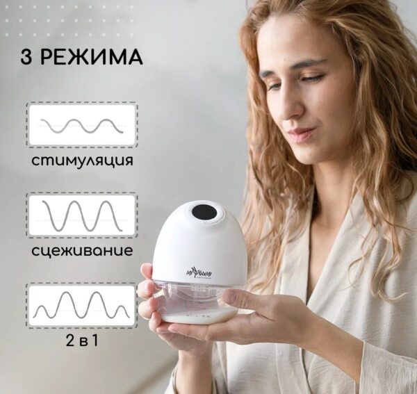 Молокоотсос электрический беспроводной портативный Miyoumi 2