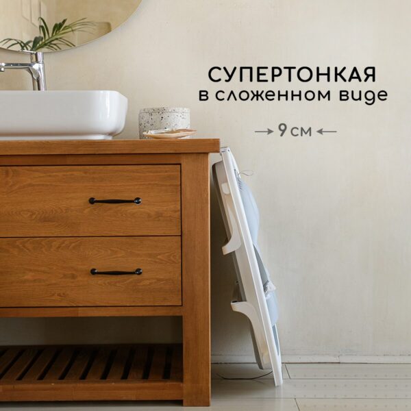 Ванночка для новорожденных Miyoumi с матрасиком и термометром складная - Sage 7