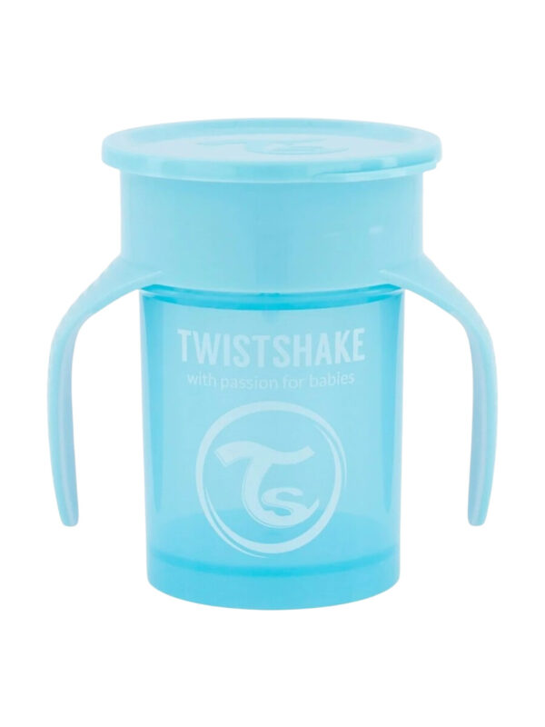 Поильник Twistshake 360 cup 230 мл.Пастельный голубой(Pastel Blue)