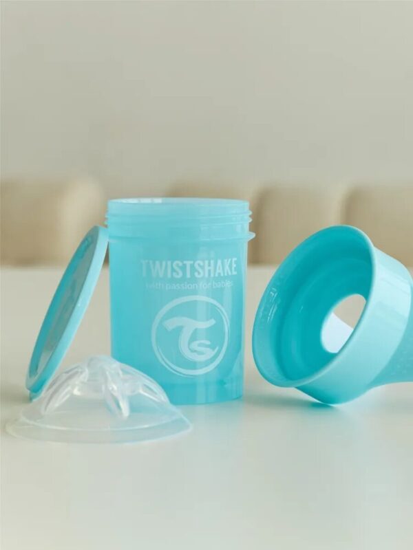 Поильник Twistshake 360 cup 230 мл.Пастельный голубой(Pastel Blue) — изображение 4