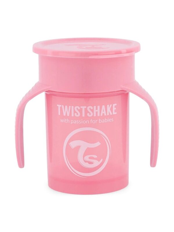 Поильник Twistshake 360 cup 230 мл.Пастельный розовый (Pastel Pink)