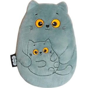 Игрушка с вишневыми костачками(Кошка с котенком)