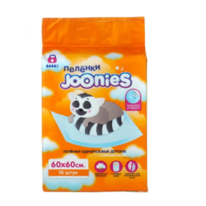 Пеленки детские Joonies одноразовые 60*60 10шт