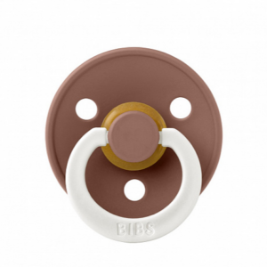Пустышка латексная ночная BIBS Colour Woodchuck 6+