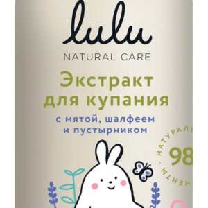 LULU Экстракт для купания малышей с мятой, шалфеем и пустырником, 300 мл