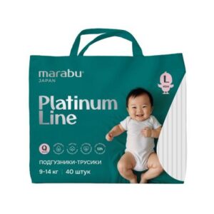 Подгузнки-трусики, Marabu Platinum line размер L (9-14кг.)