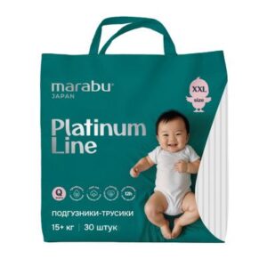 Подгузнки-трусики, Marabu Platinum line размер XXL (15+кг.)