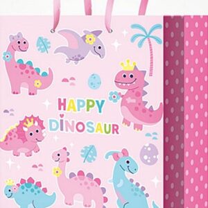 Пакет подарочный, Динозаврики, 26,4х32,7х8 см.