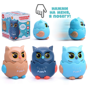 Заводная игрушка "Забавный совенок"
