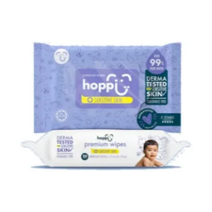 Влажные салфетки детские Sensitive Skin Hoppi 20 шт