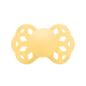 Пустышка силиконовая BIBS Infinity Anatomical - Pale Butter, 0+ мес.
