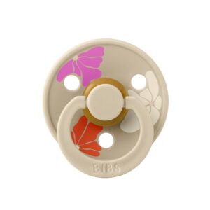 Пустышка латексная BIBS Studio Colour - Morning Bloom - Vanilla, 6+ мес