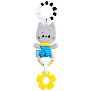 Игрушка-подвеска погремушка «Котёнок Кекс»