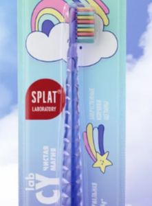 Зубная щетка SPLAT JUICY LAB «Магия единорога»,4+, мягкая, в ассортименте