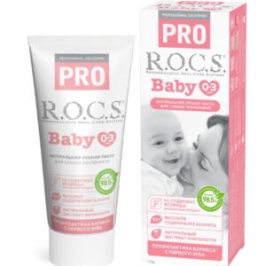 Детская зубная паста R.O.C.K BABY 0-3 лет