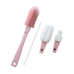 Набор ершиков для мытья бутылочек 4в1 Paomma, цвет Zephyr